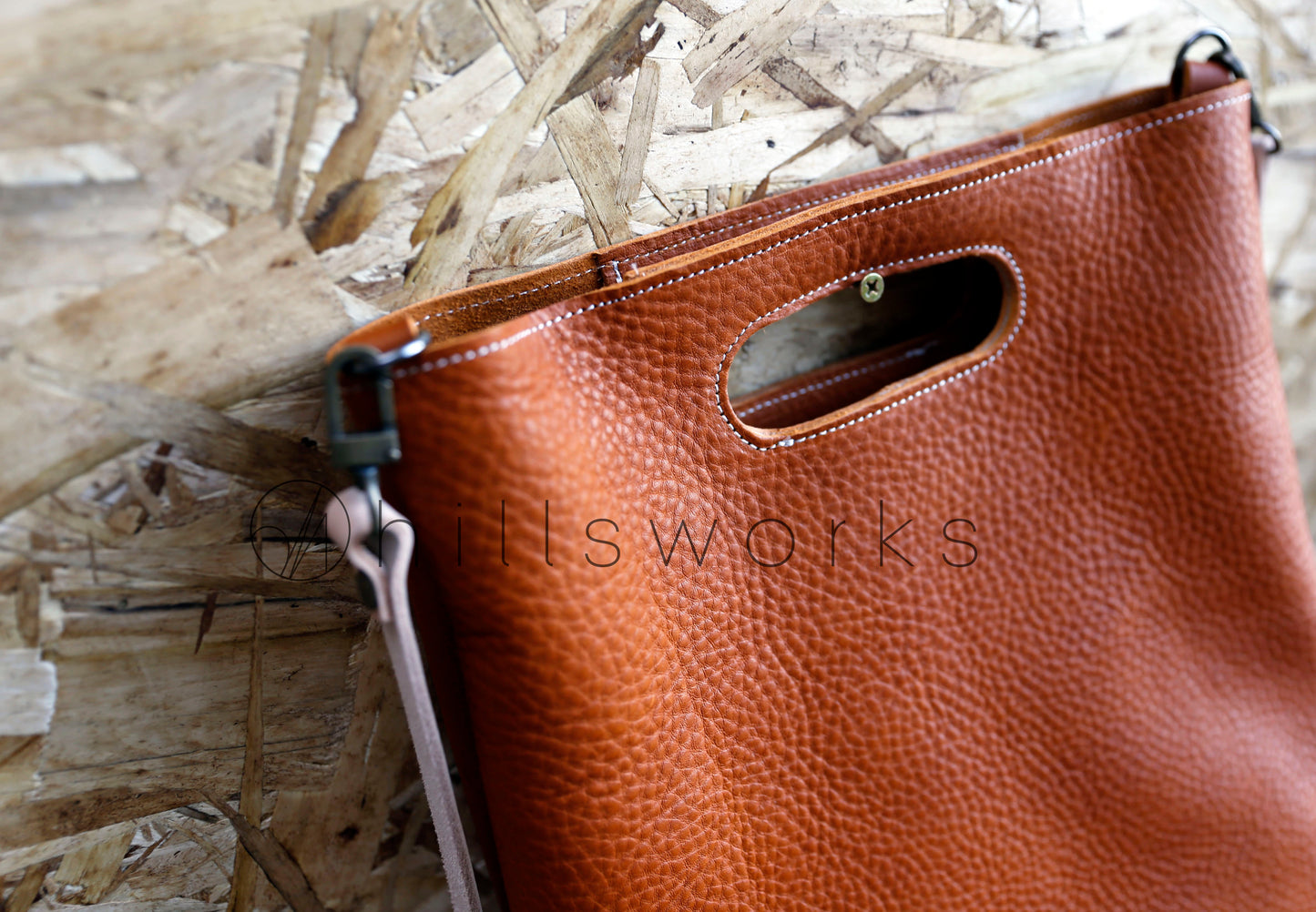 Square urban tote/tan(made to order)