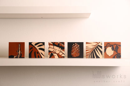 Handcrafted Leather Citrus Wall Art, Artistic Handmade Lemon tree Decor for house, Ideal Gift for Nature Enthusiasts