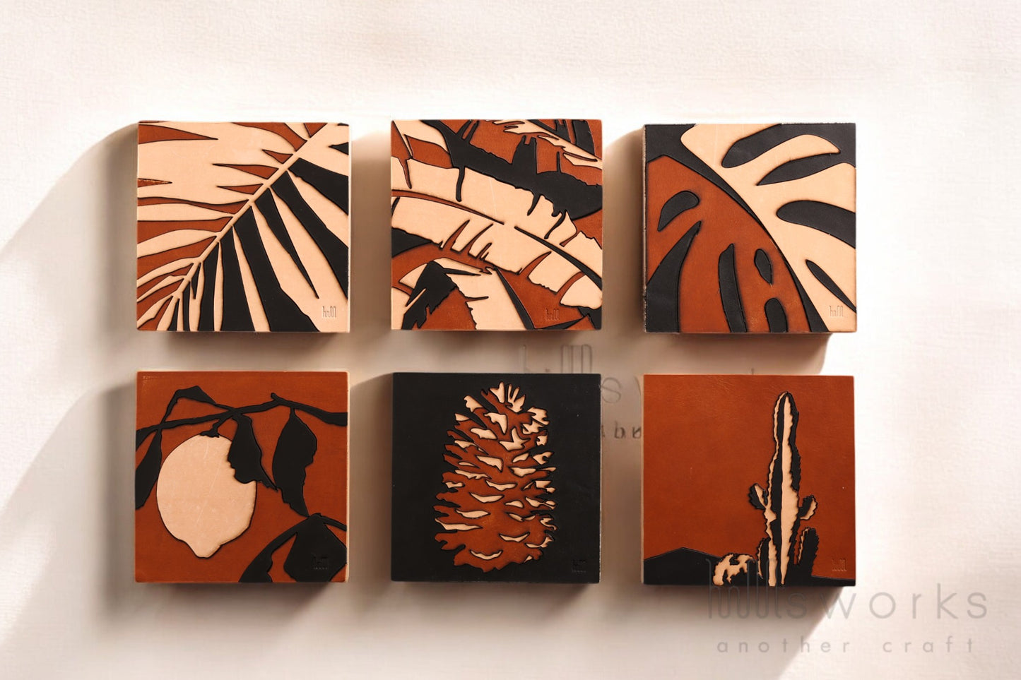 Handcrafted Leather Citrus Wall Art, Artistic Handmade Lemon tree Decor for house, Ideal Gift for Nature Enthusiasts